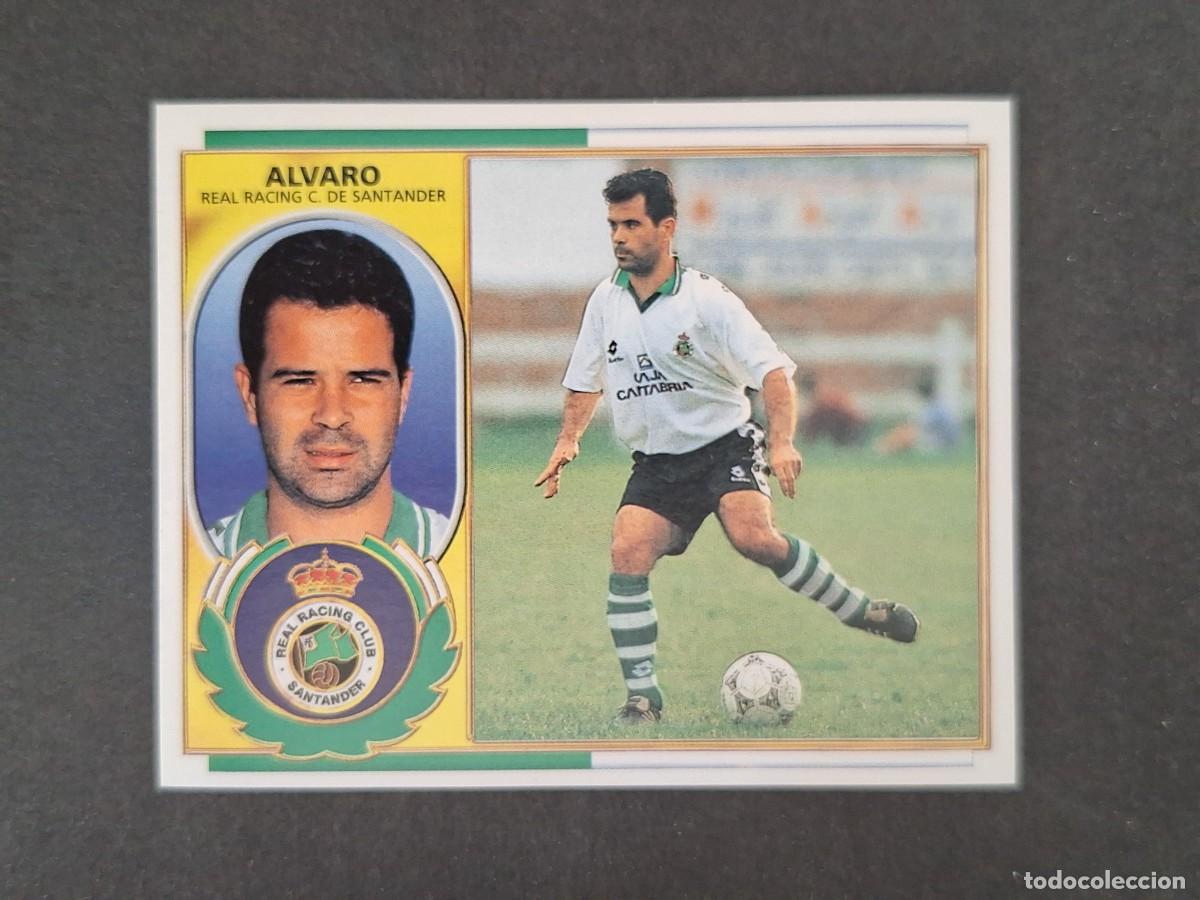 Cromos de f&uacute;tbol: L4 ALVARO RACING DE SANTANDER LIGA ESTE 1996 1997 96 97 NUNCA PEGADO SIN PEGAR
