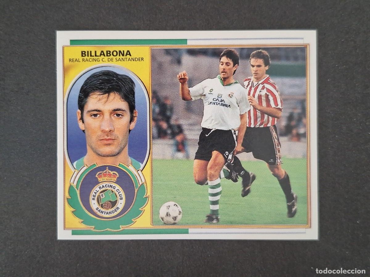 Cromos de f&uacute;tbol: L4 BILLABONA RACING DE SANTANDER LIGA ESTE 1996 1997 96 97 NUNCA PEGADO SIN PEGAR