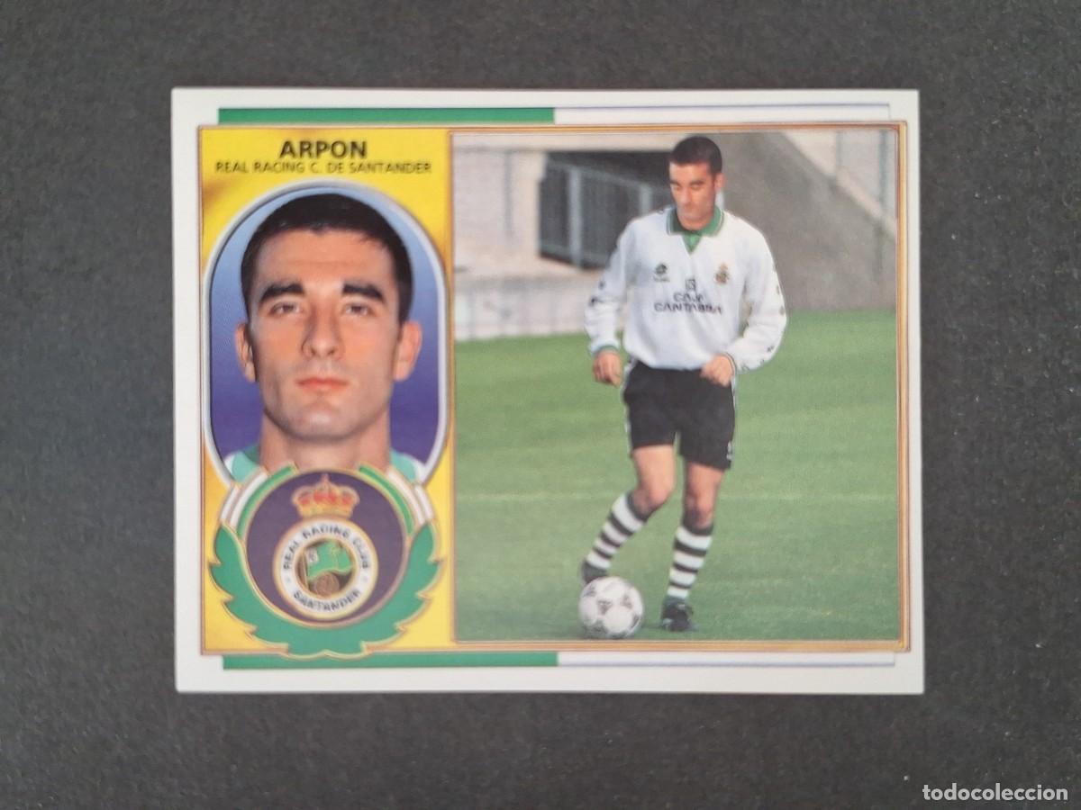Cromos de f&uacute;tbol: L4 ARPON RACING DE SANTANDER LIGA ESTE 1996 1997 96 97 NUNCA PEGADO SIN PEGAR