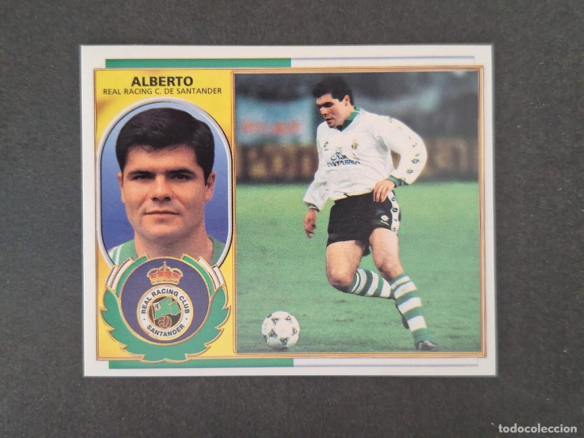 Cromos de f&uacute;tbol: L4 ALBERTO RACING DE SANTANDER LIGA ESTE 1996 1997 96 97 NUNCA PEGADO SIN PEGAR