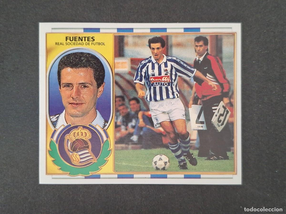 Cartes &agrave; collectionner de Football: L4 FUENTES REAL SOCIEDAD LIGA ESTE 1996 1997 96 97 NUNCA PEGADO SIN PEGAR