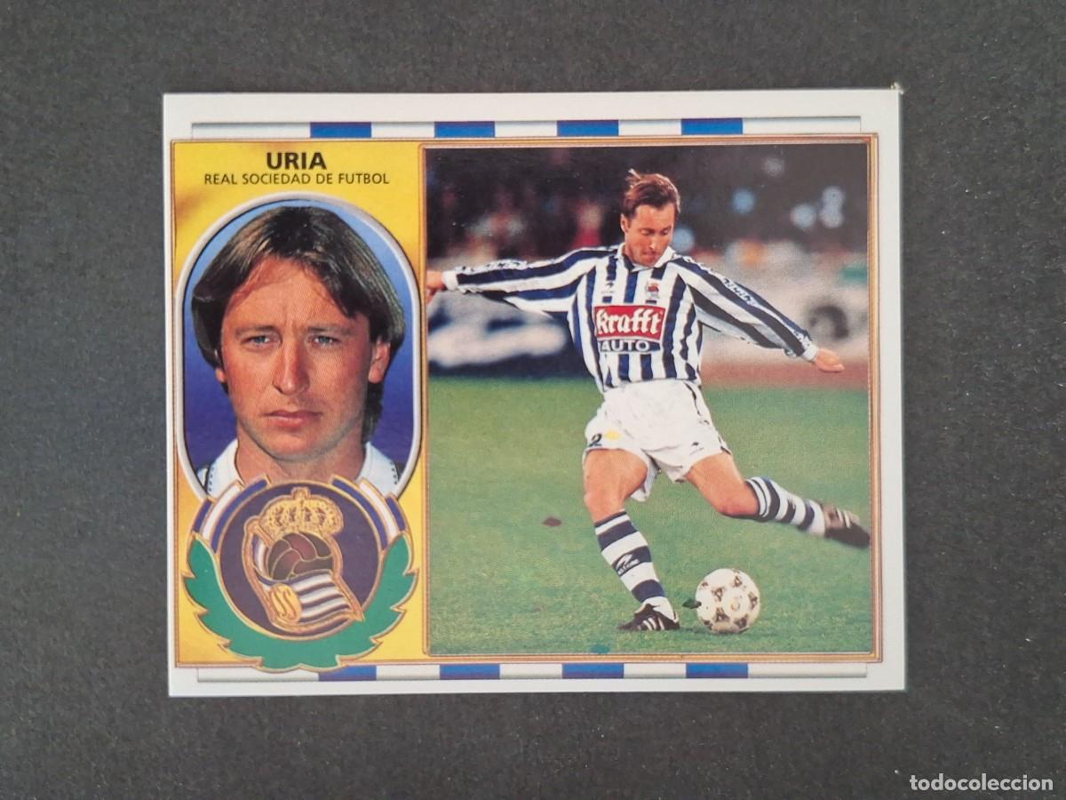 Cromos de Futebol: L4 URIA REAL SOCIEDAD LIGA ESTE 1996 1997 96 97 NUNCA PEGADO SIN PEGAR