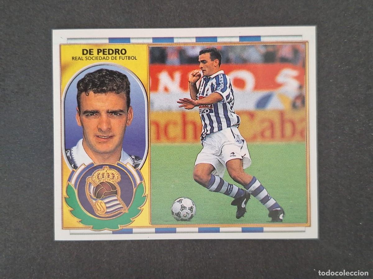 Cromos de Futebol: L4 DE PEDRO REAL SOCIEDAD LIGA ESTE 1996 1997 96 97 NUNCA PEGADO SIN PEGAR
