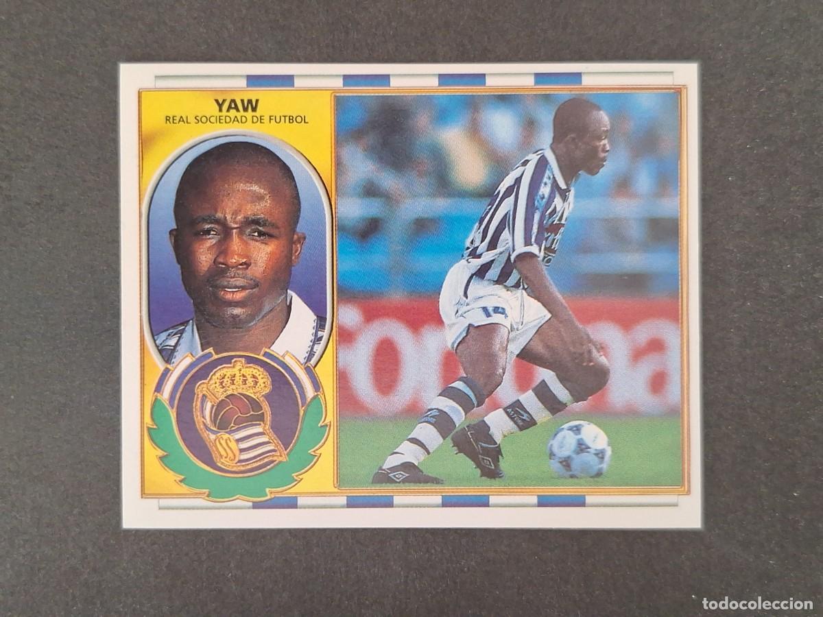 Cromos de Futebol: L4 YAW REAL SOCIEDAD LIGA ESTE 1996 1997 96 97 NUNCA PEGADO SIN PEGAR