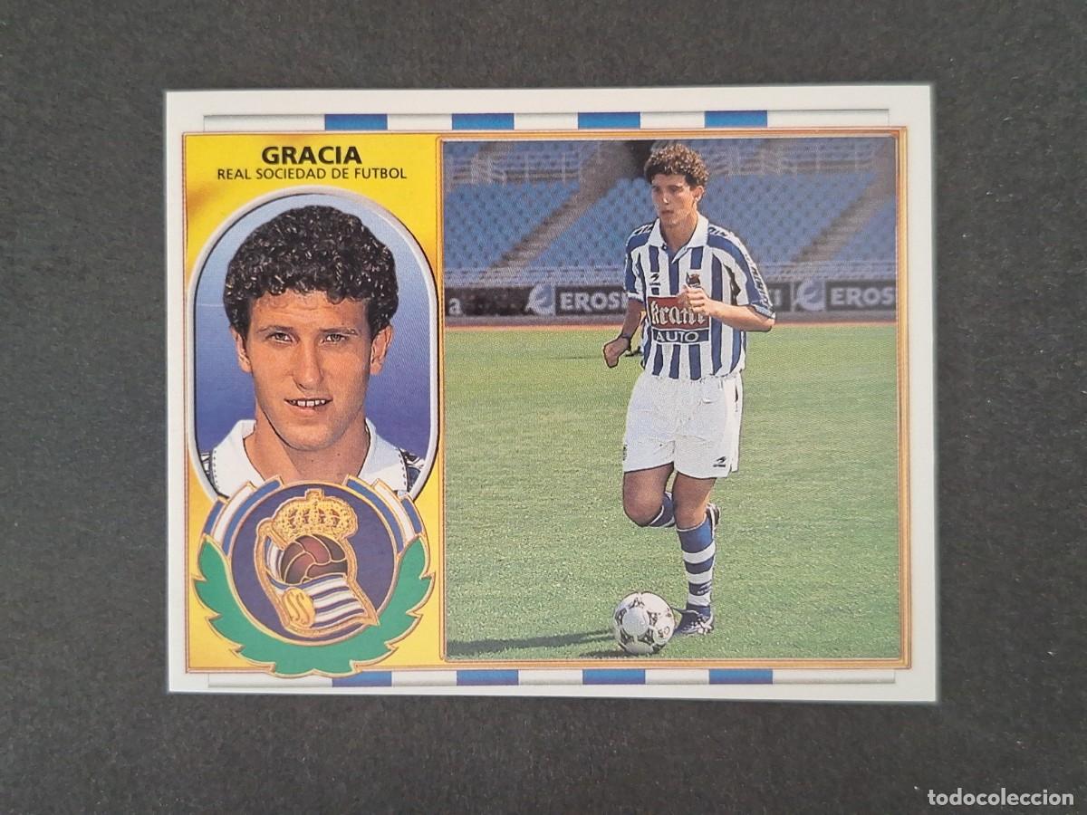 Cromos de Futebol: L4 GRACIA REAL SOCIEDAD LIGA ESTE 1996 1997 96 97 NUNCA PEGADO SIN PEGAR