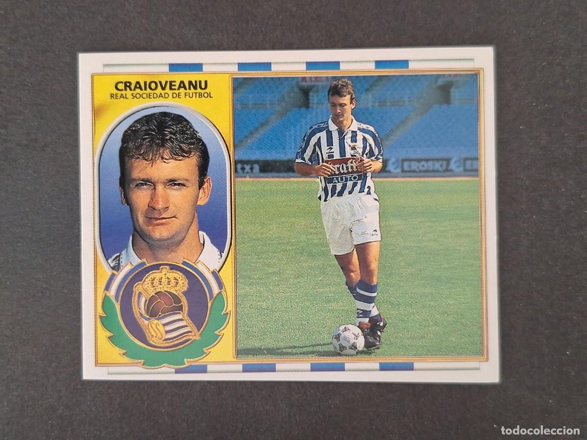 Cromos de f&uacute;tbol: L4 CRAIOVEANU REAL SOCIEDAD LIGA ESTE 1996 1997 96 97 NUNCA PEGADO SIN PEGAR