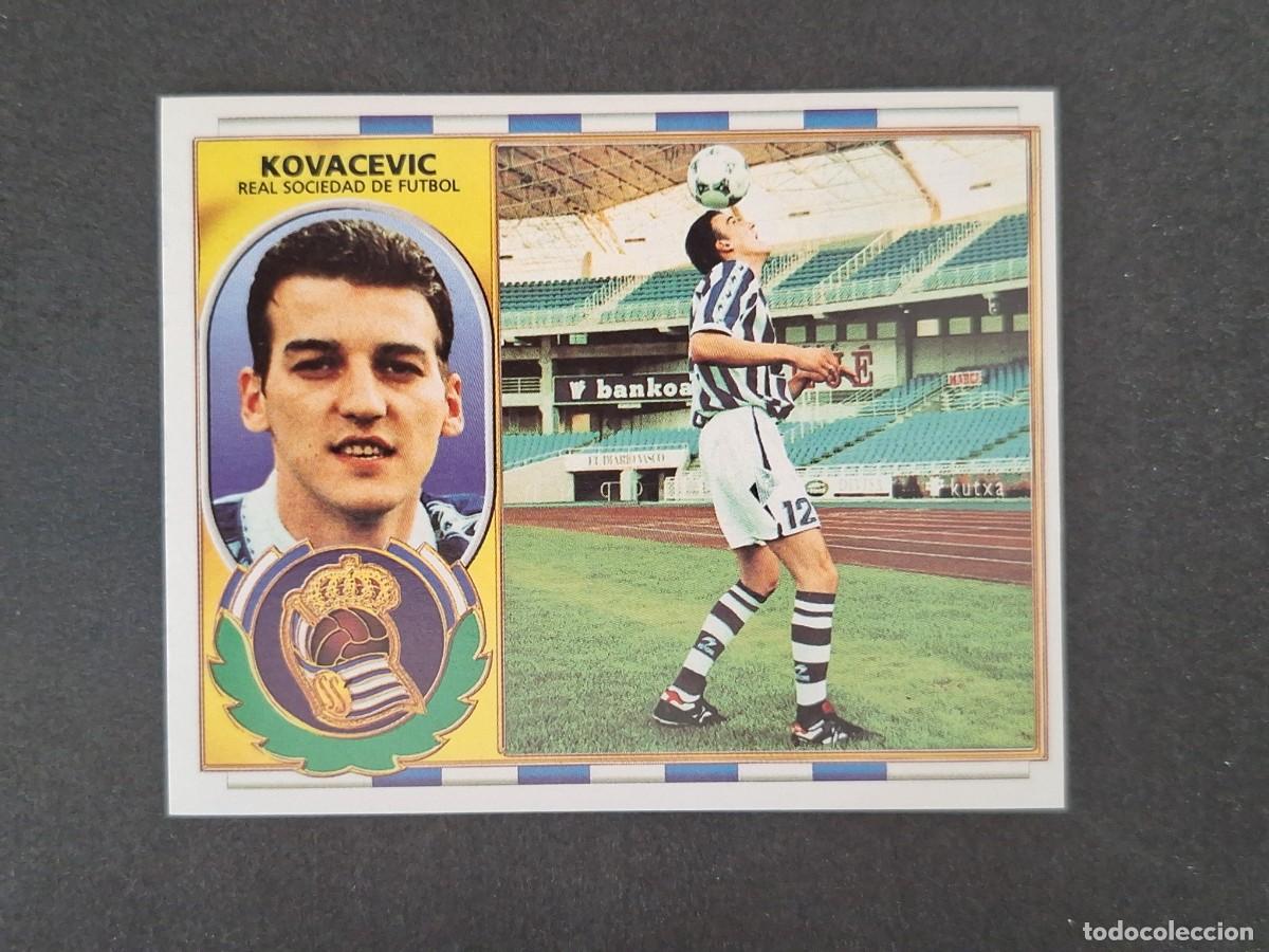 Cromos de f&uacute;tbol: L4 KOVACEVIC REAL SOCIEDAD LIGA ESTE 1996 1997 96 97 NUNCA PEGADO SIN PEGAR