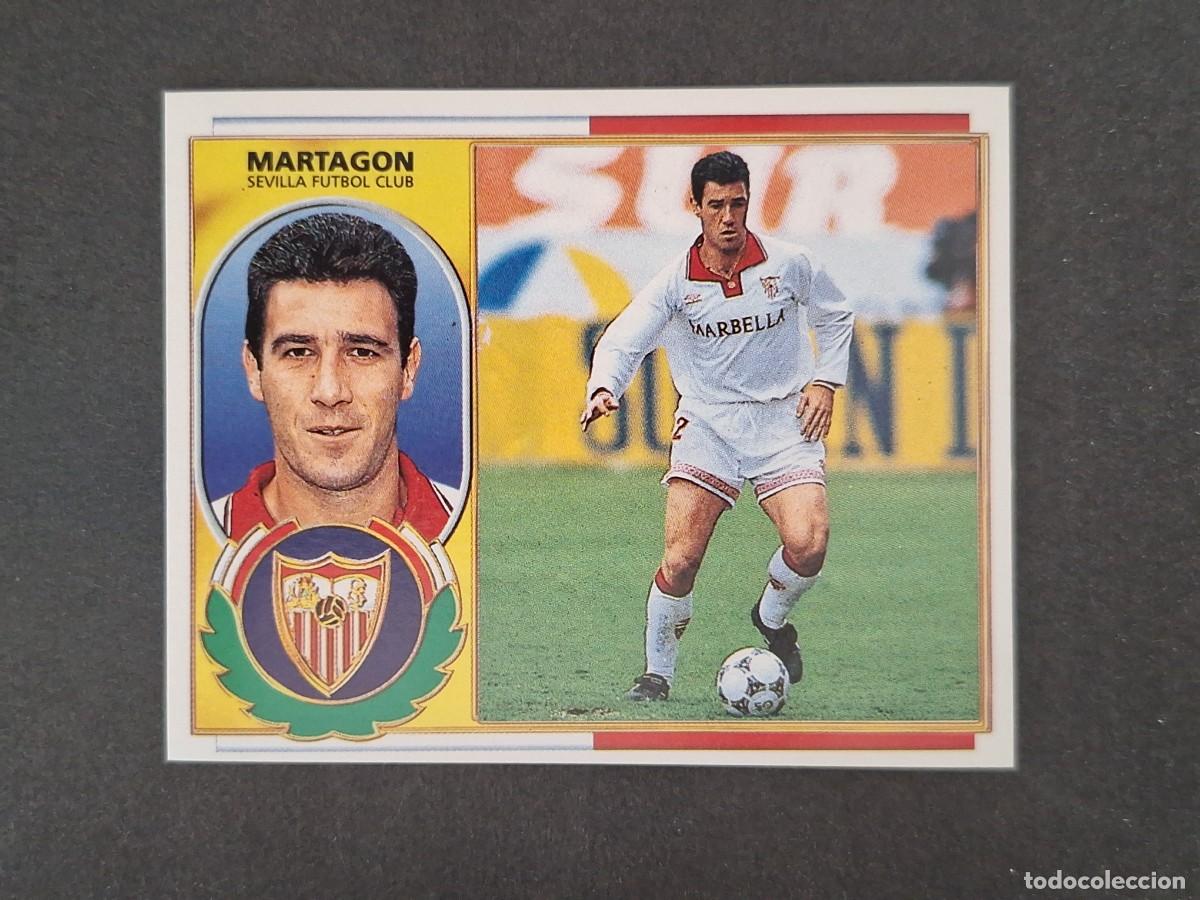 Cromos de f&uacute;tbol: L4 MARTAGON SEVILLA F. C. LIGA ESTE 1996 1997 96 97 NUNCA PEGADO SIN PEGAR