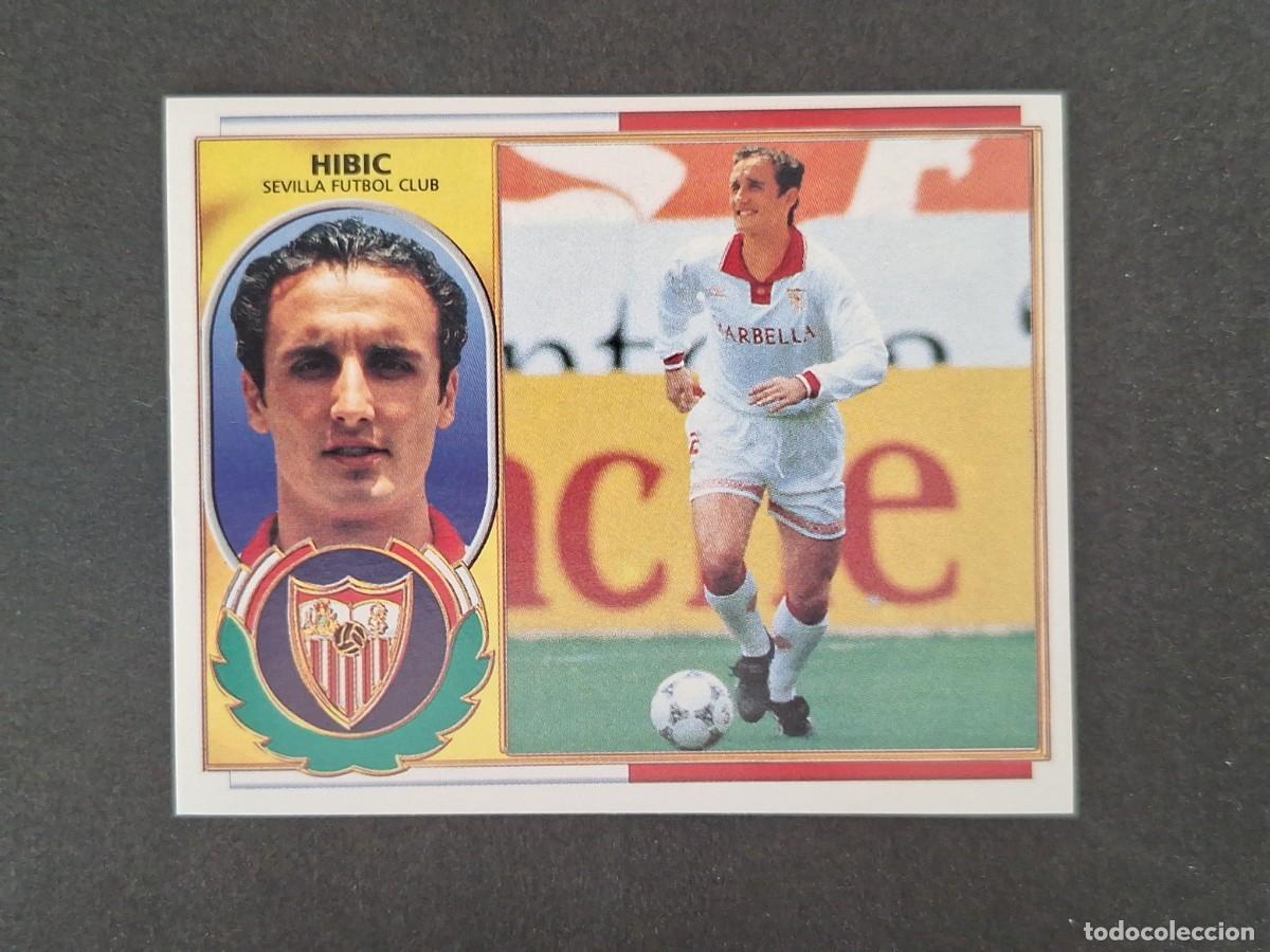 Cromos de f&uacute;tbol: L4 HIBIC SEVILLA F. C. LIGA ESTE 1996 1997 96 97 NUNCA PEGADO SIN PEGAR