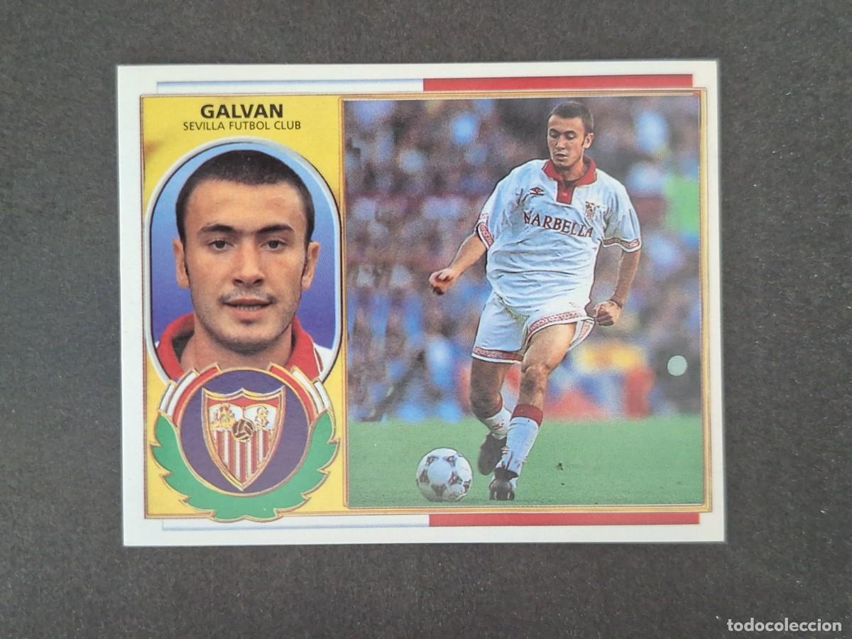 Cromos de f&uacute;tbol: L4 GALVAN SEVILLA F. C. LIGA ESTE 1996 1997 96 97 NUNCA PEGADO SIN PEGAR
