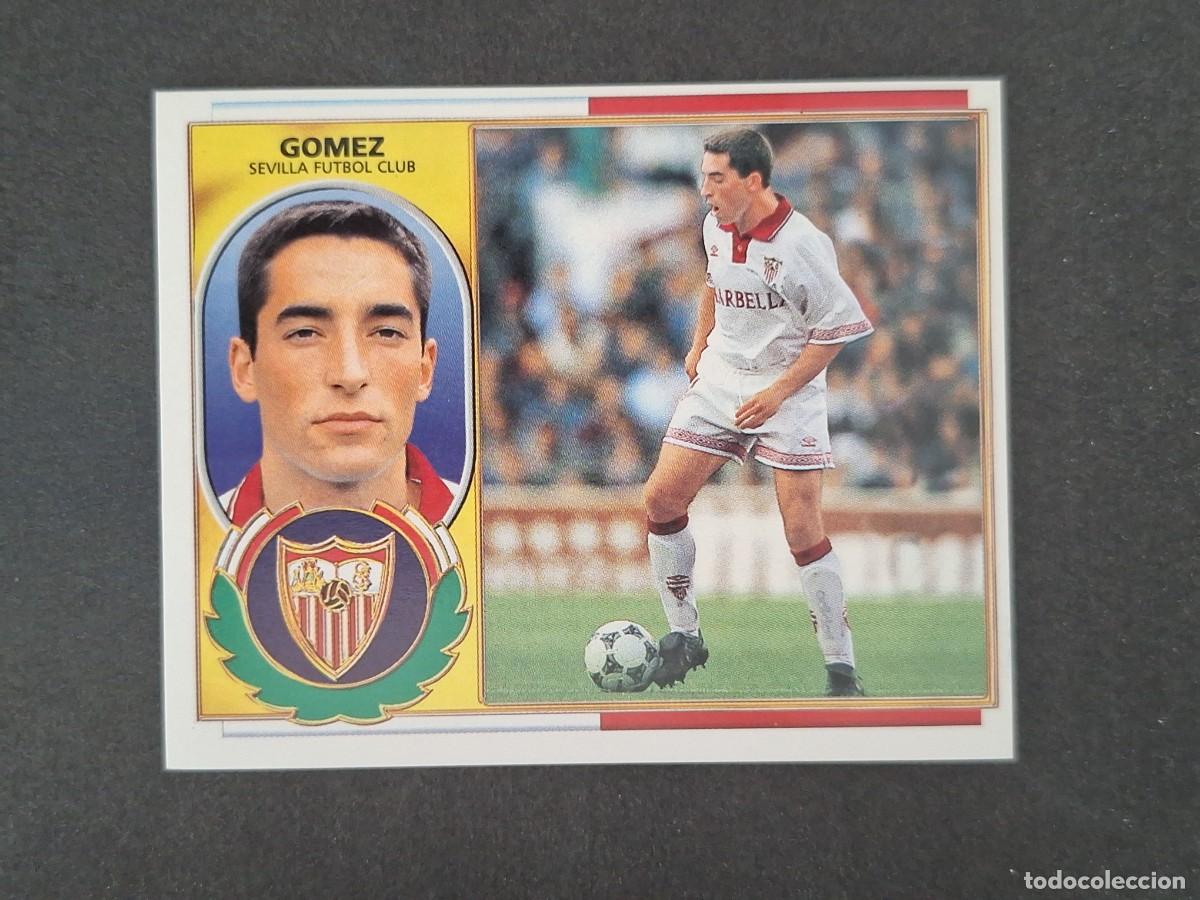 Cromos de f&uacute;tbol: L4 GOMEZ SEVILLA F. C. LIGA ESTE 1996 1997 96 97 NUNCA PEGADO SIN PEGAR