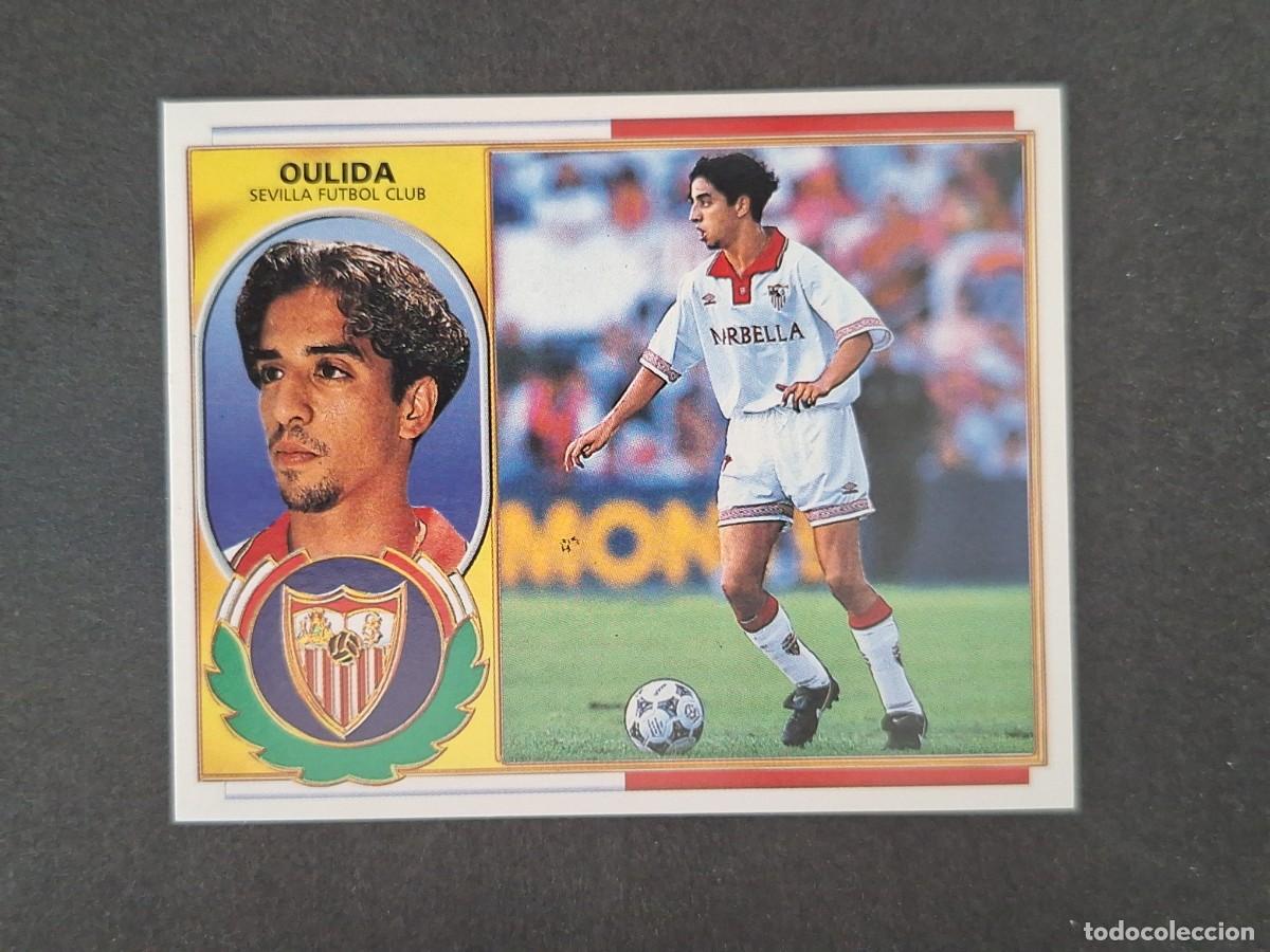 Cromos de f&uacute;tbol: L4 OULIDA SEVILLA F. C. LIGA ESTE 1996 1997 96 97 NUNCA PEGADO SIN PEGAR