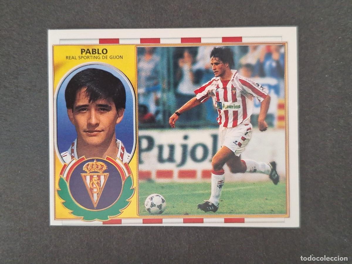 Cromos de f&uacute;tbol: L4 PABLO SPORTING DE GIJON LIGA ESTE 1996 1997 96 97 NUNCA PEGADO SIN PEGAR