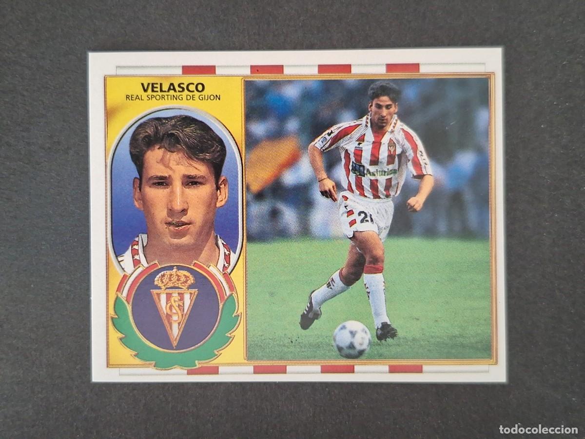 Cromos de f&uacute;tbol: L4 VELASCO SPORTING DE GIJON LIGA ESTE 1996 1997 96 97 NUNCA PEGADO SIN PEGAR