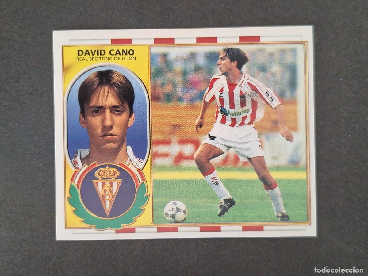 Cromos de f&uacute;tbol: L4 DAVID CANO SPORTING DE GIJON LIGA ESTE 1996 1997 96 97 NUNCA PEGADO SIN PEGAR