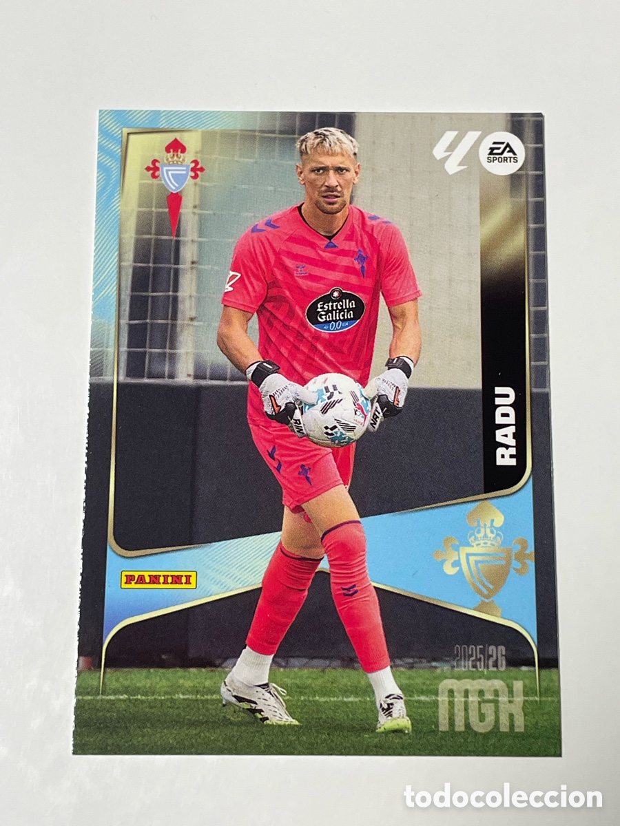 Cromos de f&uacute;tbol: Andrei Radu Celta de Vigo Panini Megacracks 2025/26 #110
