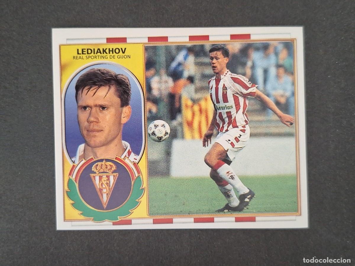 Cromos de f&uacute;tbol: L4 LEDIAKHOV SPORTING DE GIJON LIGA ESTE 1996 1997 96 97 NUNCA PEGADO SIN PEGAR