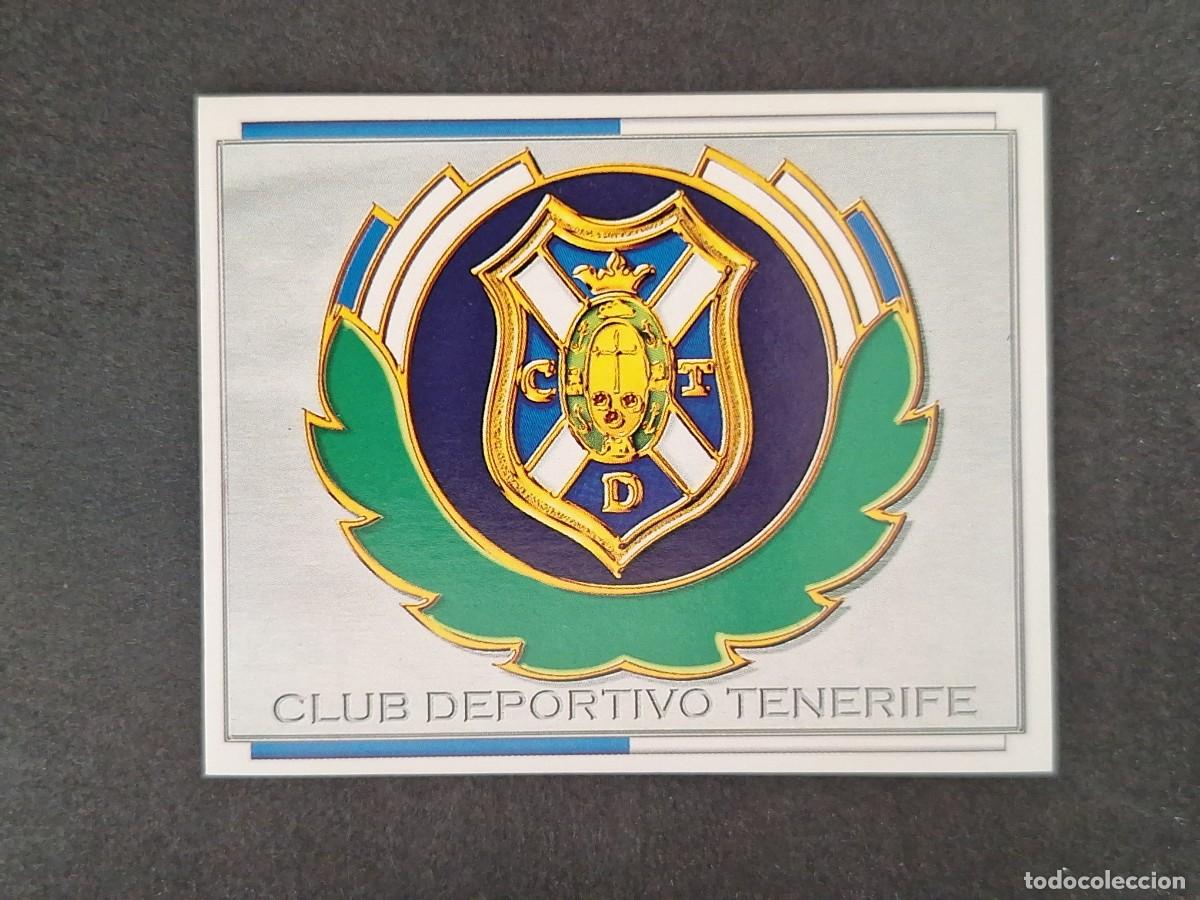Cromos de f&uacute;tbol: L4 ESCUDO C. D. TENERIFE LIGA ESTE 1996 1997 96 97 NUNCA PEGADO SIN PEGAR