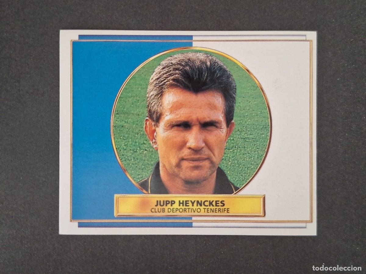 Cromos de f&uacute;tbol: L4 JUPP HEYNCKES ENTRENADOR C. D. TENERIFE LIGA ESTE 1996 1997 96 97 NUNCA PEGADO SIN PEGAR