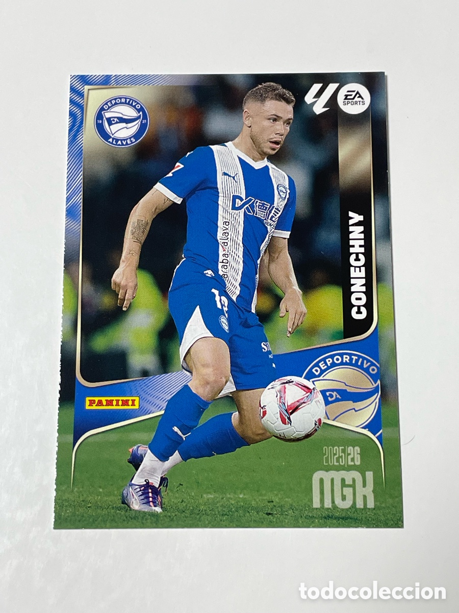 Cromos de f&uacute;tbol: Tom&aacute;s Conechny Alav&eacute;s Panini Megacracks 2025/26 #33