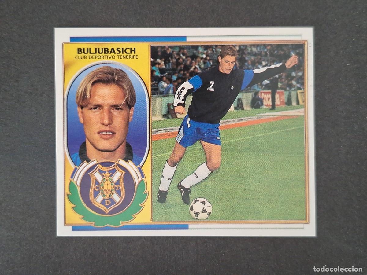 Cromos de f&uacute;tbol: L4 BULJUBASICH C. D. TENERIFE LIGA ESTE 1996 1997 96 97 NUNCA PEGADO SIN PEGAR