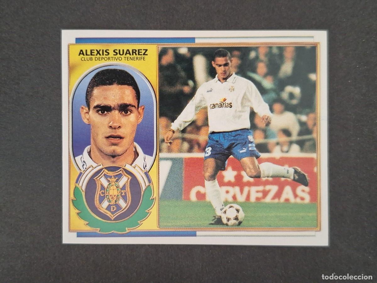 Cromos de f&uacute;tbol: L4 ALEXIS SUAREZ C. D. TENERIFE LIGA ESTE 1996 1997 96 97 NUNCA PEGADO SIN PEGAR
