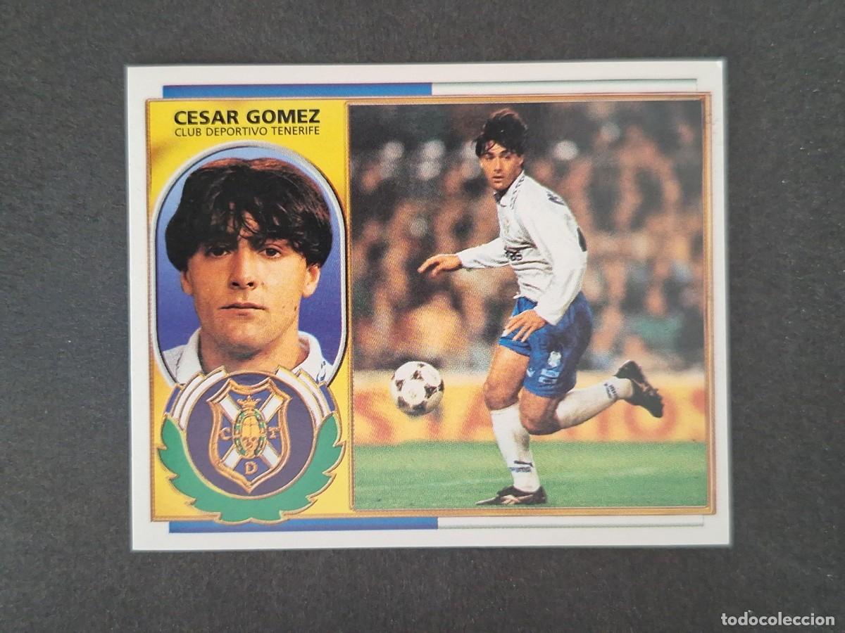 Cromos de f&uacute;tbol: L4 CESAR GOMEZ C. D. TENERIFE LIGA ESTE 1996 1997 96 97 NUNCA PEGADO SIN PEGAR