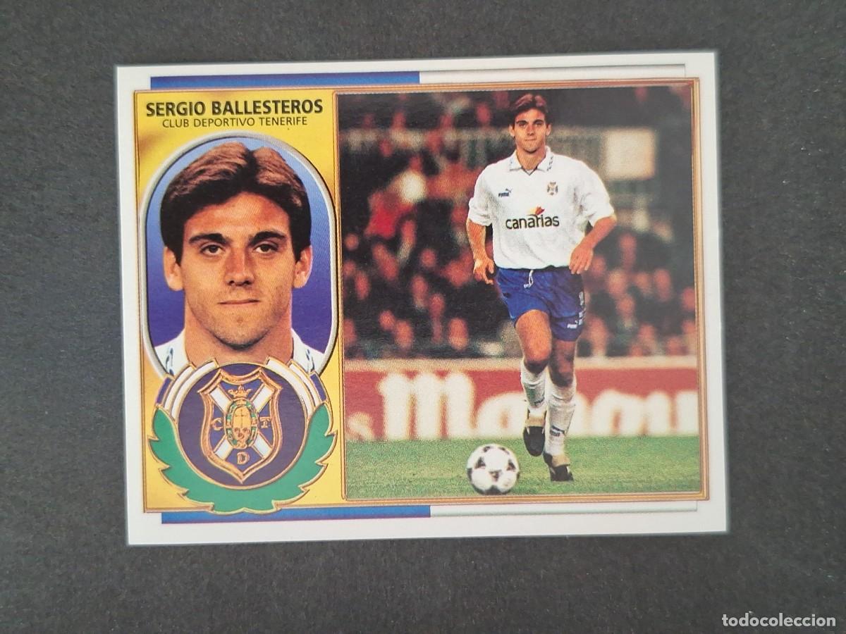 Cromos de f&uacute;tbol: L4 SERGIO BALLESTEROS C. D. TENERIFE LIGA ESTE 1996 1997 96 97 NUNCA PEGADO SIN PEGAR
