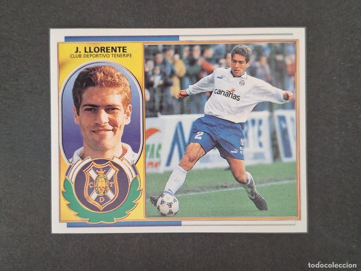 Cromos de f&uacute;tbol: L4 JULIO LLORENTE C. D. TENERIFE LIGA ESTE 1996 1997 96 97 NUNCA PEGADO SIN PEGAR