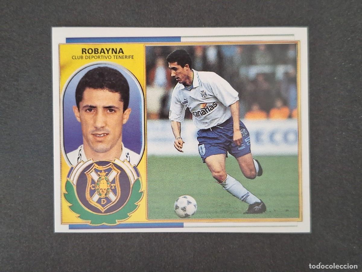 Figurine di Calcio: L4 ROBAYNA C. D. TENERIFE LIGA ESTE 1996 1997 96 97 NUNCA PEGADO SIN PEGAR