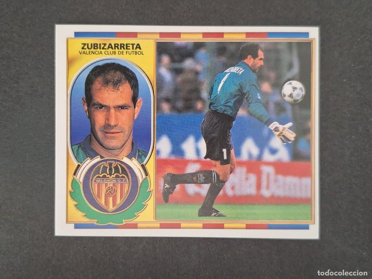 Figurine di Calcio: L4 ZUBIZARRETA VALENCIA C. F. LIGA ESTE 1996 1997 96 97 NUNCA PEGADO SIN PEGAR
