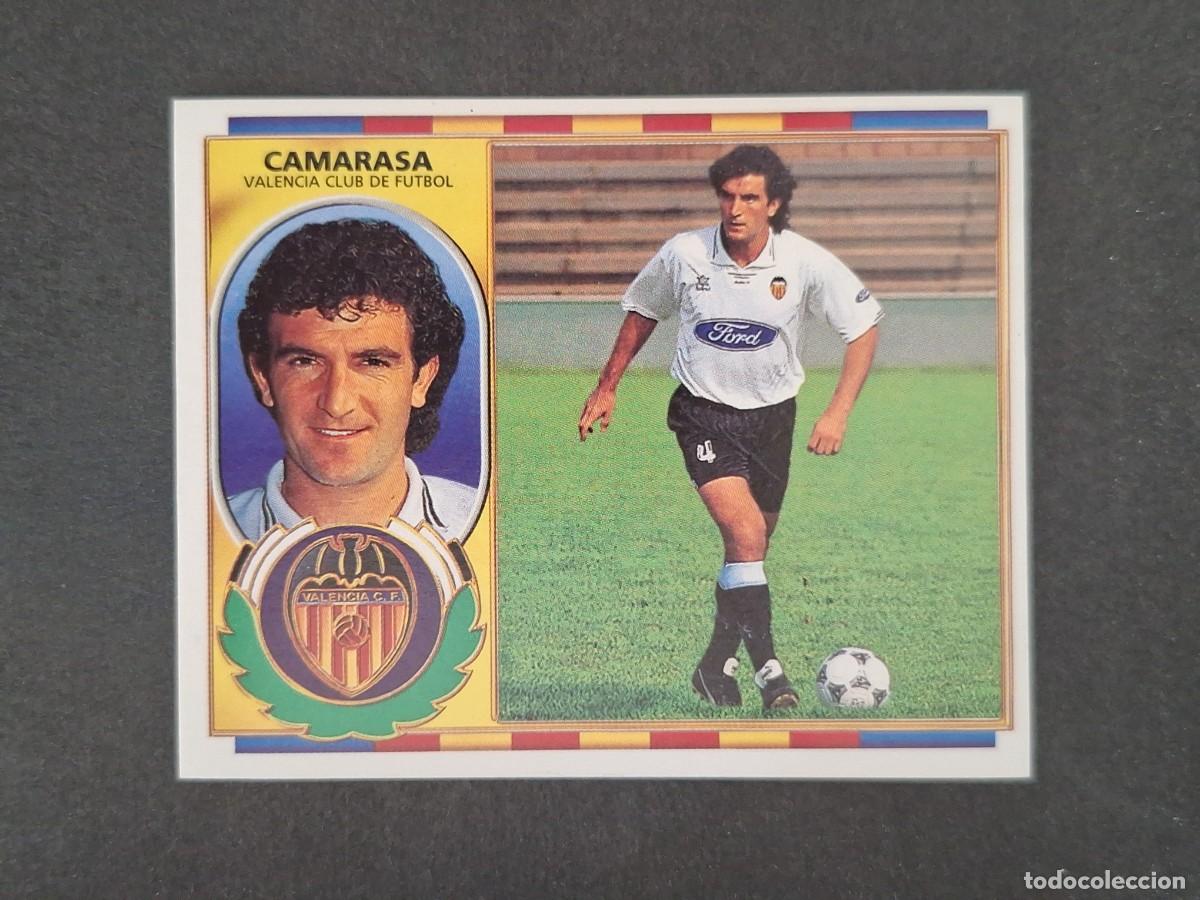 Figurine di Calcio: L4 CAMARASA VALENCIA C. F. LIGA ESTE 1996 1997 96 97 NUNCA PEGADO SIN PEGAR