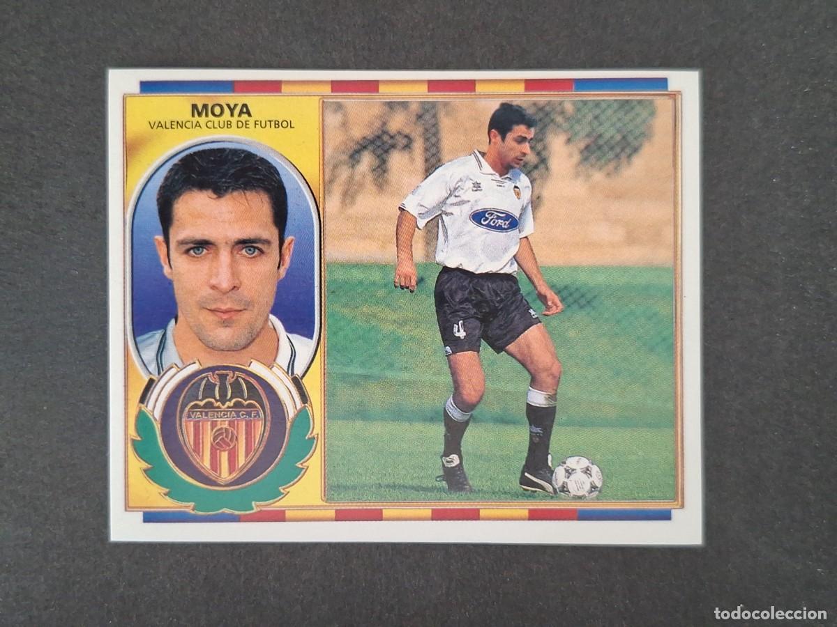 Cromos de f&uacute;tbol: L4 MOYA VALENCIA C. F. LIGA ESTE 1996 1997 96 97 NUNCA PEGADO SIN PEGAR