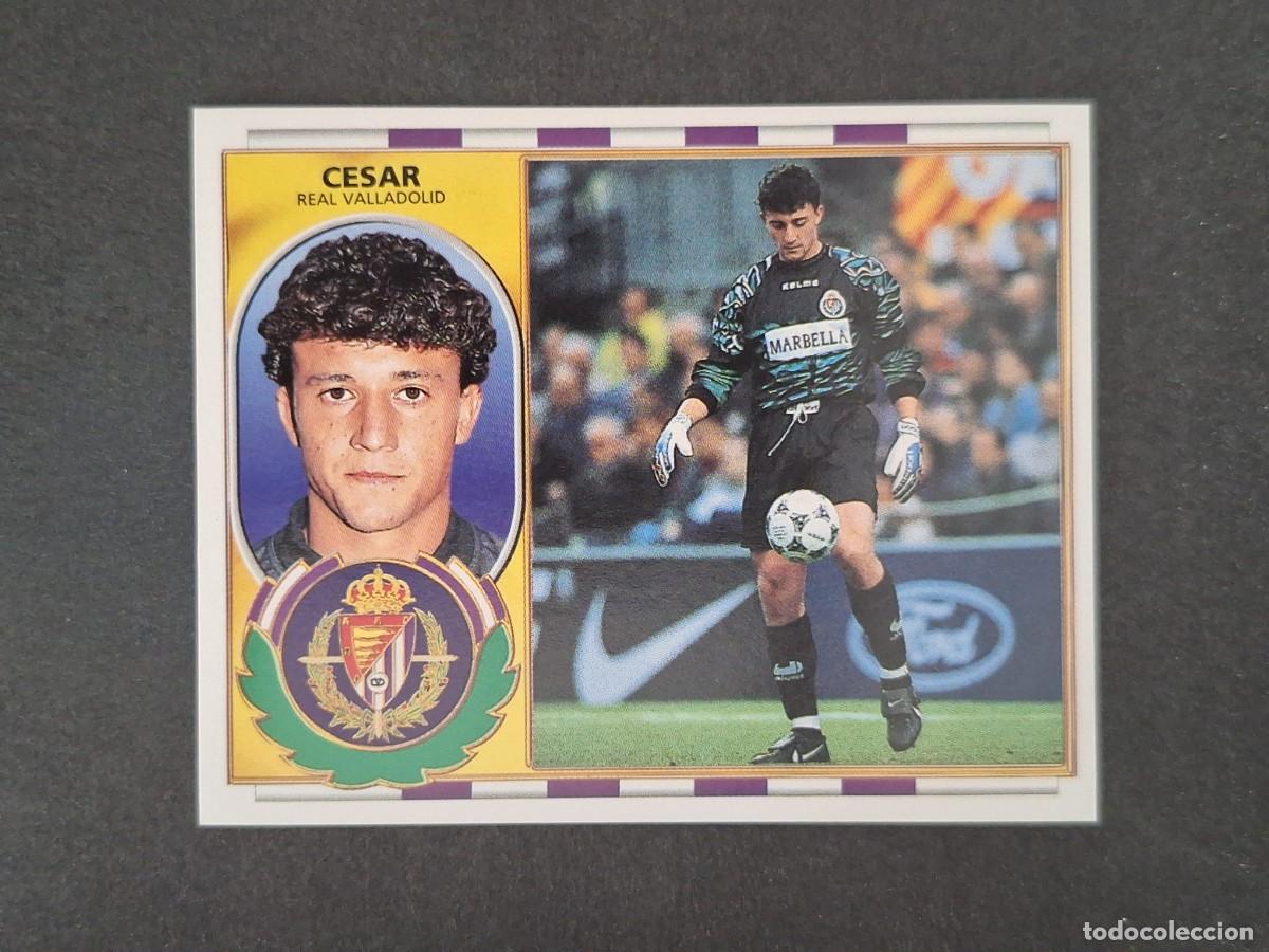 Cromos de f&uacute;tbol: L4 CESAR REAL VALLADOLID LIGA ESTE 1996 1997 96 97 NUNCA PEGADO SIN PEGAR