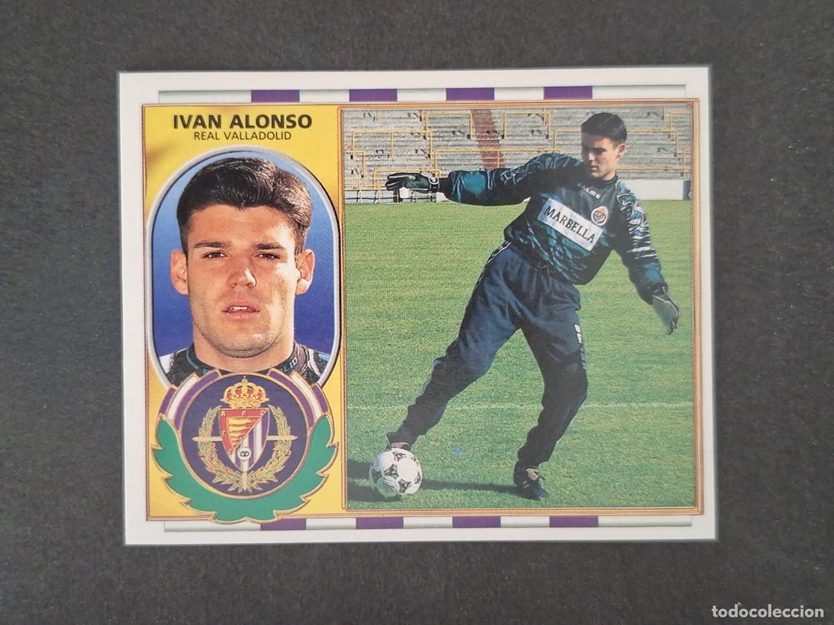 Cromos de f&uacute;tbol: L4 IVAN ALONSO REAL VALLADOLID LIGA ESTE 1996 1997 96 97 NUNCA PEGADO SIN PEGAR