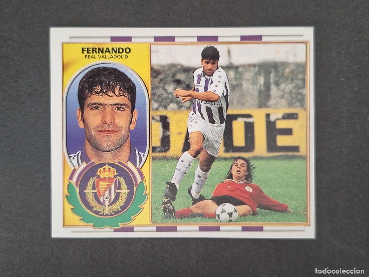 Cromos de f&uacute;tbol: L4 FERNANDO REAL VALLADOLID LIGA ESTE 1996 1997 96 97 NUNCA PEGADO SIN PEGAR