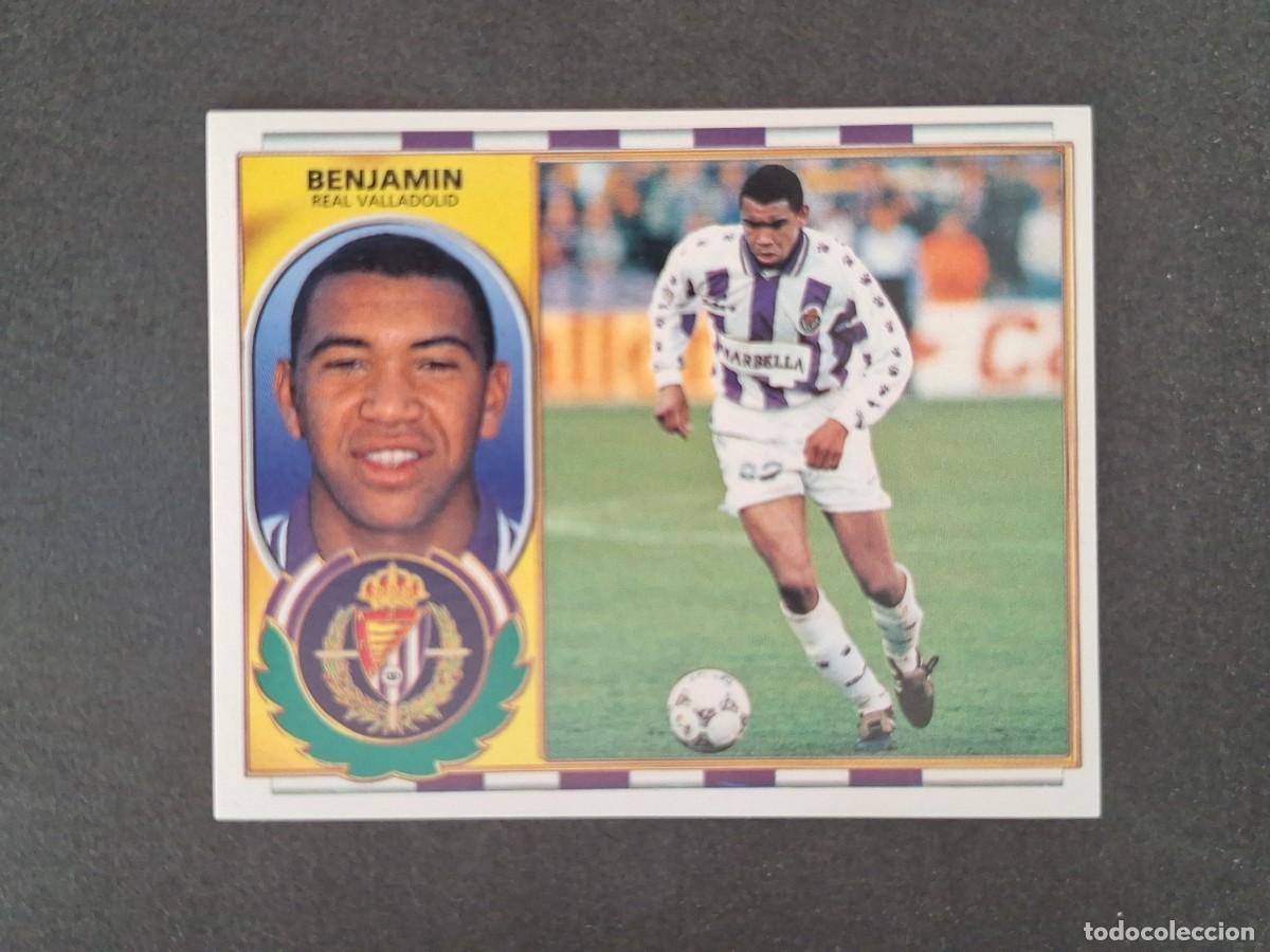 Cromos de f&uacute;tbol: L4 BENJAMIN REAL VALLADOLID LIGA ESTE 1996 1997 96 97 NUNCA PEGADO SIN PEGAR
