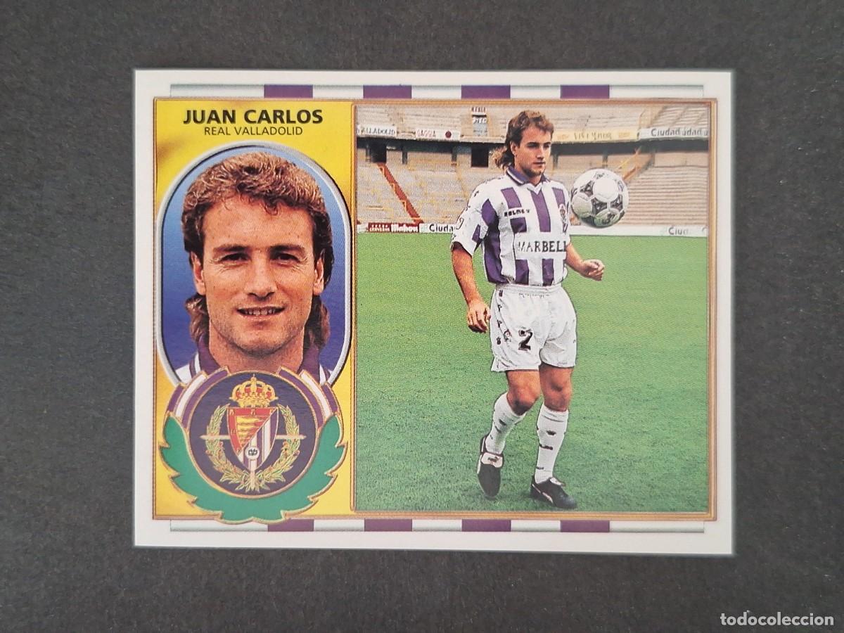 Cromos de f&uacute;tbol: L4 JUAN CARLOS REAL VALLADOLID LIGA ESTE 1996 1997 96 97 NUNCA PEGADO SIN PEGAR