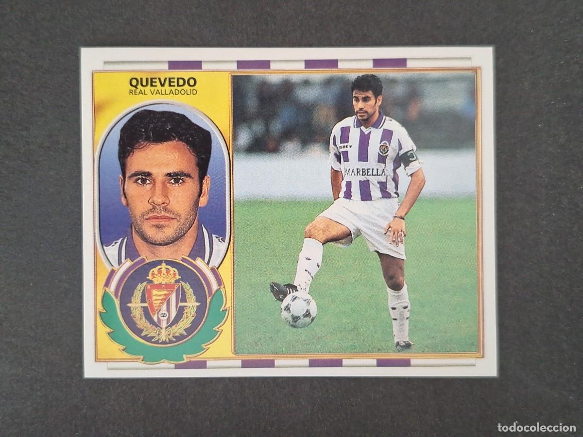 Cromos de f&uacute;tbol: L4 QUEVEDO REAL VALLADOLID LIGA ESTE 1996 1997 96 97 NUNCA PEGADO SIN PEGAR