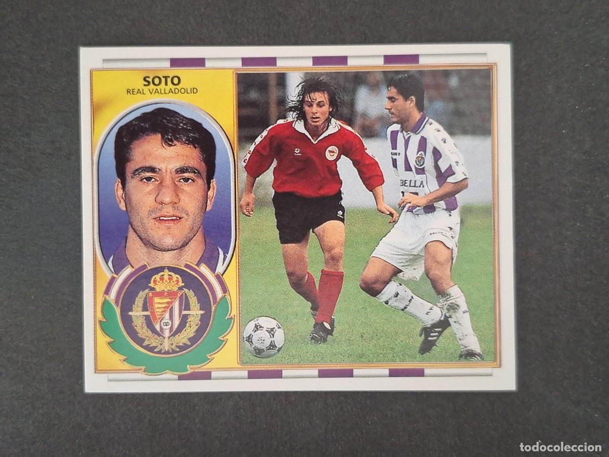 Cromos de f&uacute;tbol: L4 SOTO REAL VALLADOLID LIGA ESTE 1996 1997 96 97 NUNCA PEGADO SIN PEGAR