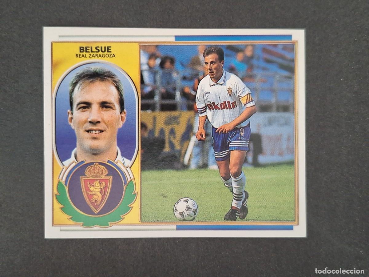 Cromos de f&uacute;tbol: L4 BELSUE REAL ZARAGOZA LIGA ESTE 1996 1997 96 97 NUNCA PEGADO SIN PEGAR
