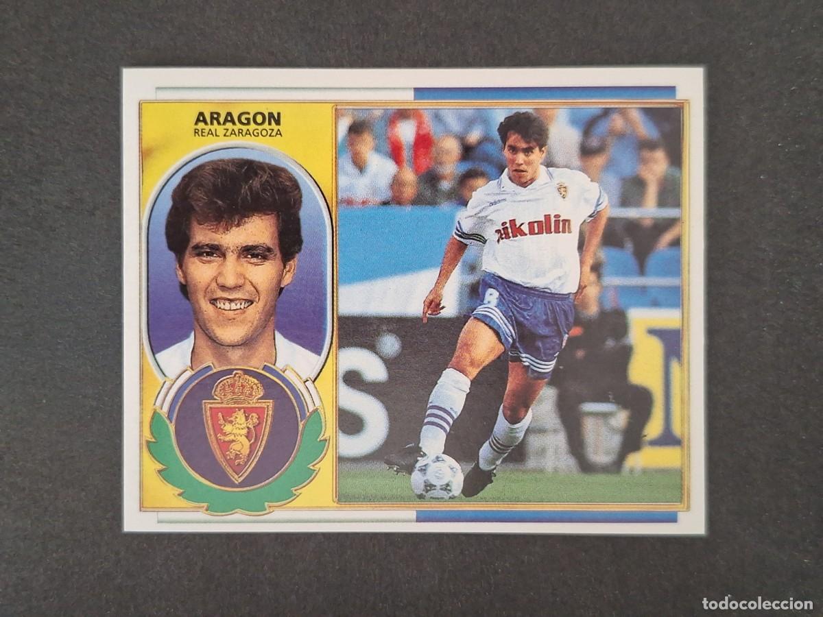 Cromos de f&uacute;tbol: L4 ARAGON REAL ZARAGOZA LIGA ESTE 1996 1997 96 97 NUNCA PEGADO SIN PEGAR
