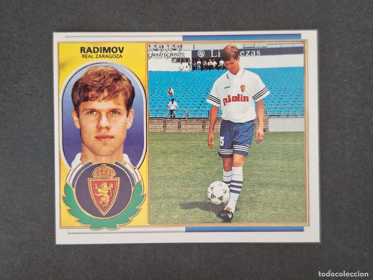 Cromos de f&uacute;tbol: L4 RADIMOV REAL ZARAGOZA LIGA ESTE 1996 1997 96 97 NUNCA PEGADO SIN PEGAR