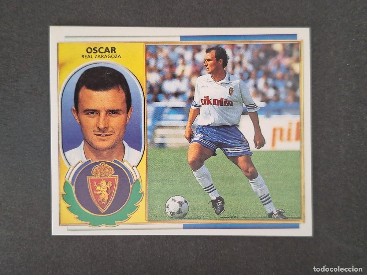 Cromos de f&uacute;tbol: L4 OSCAR REAL ZARAGOZA LIGA ESTE 1996 1997 96 97 NUNCA PEGADO SIN PEGAR