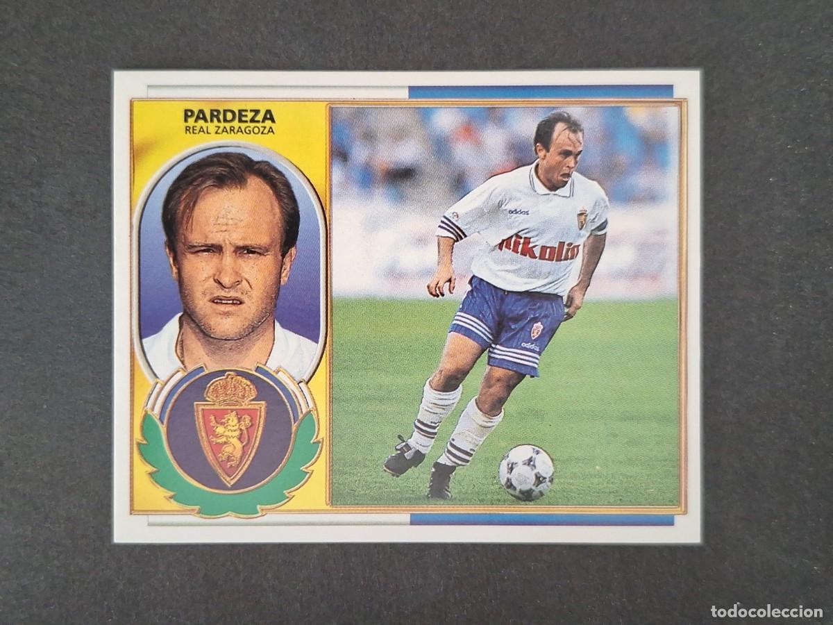 Cromos de f&uacute;tbol: L4 PARDEZA REAL ZARAGOZA LIGA ESTE 1996 1997 96 97 NUNCA PEGADO SIN PEGAR