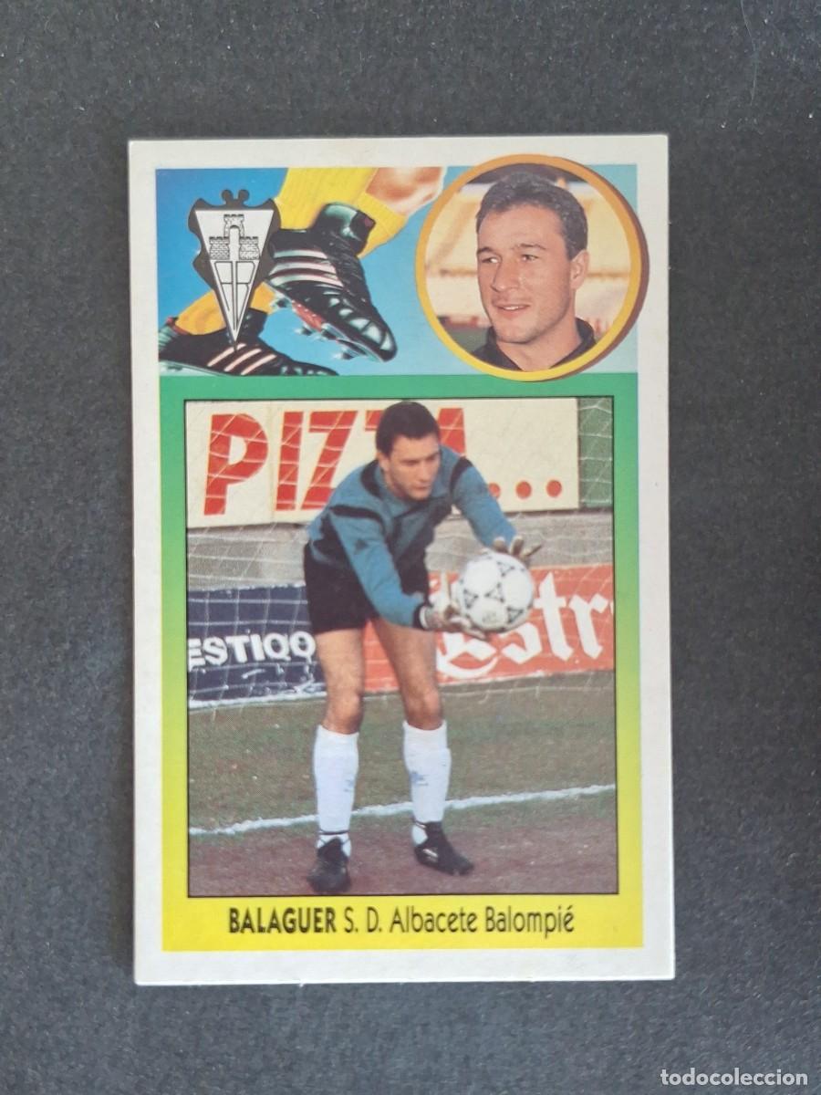 Cromos de f&uacute;tbol: L3 BALAGUER ALBACETE BALOMPIE LIGA ESTE 1993 1994 93 94 CARTON NUNCA PEGADO SIN PEGAR