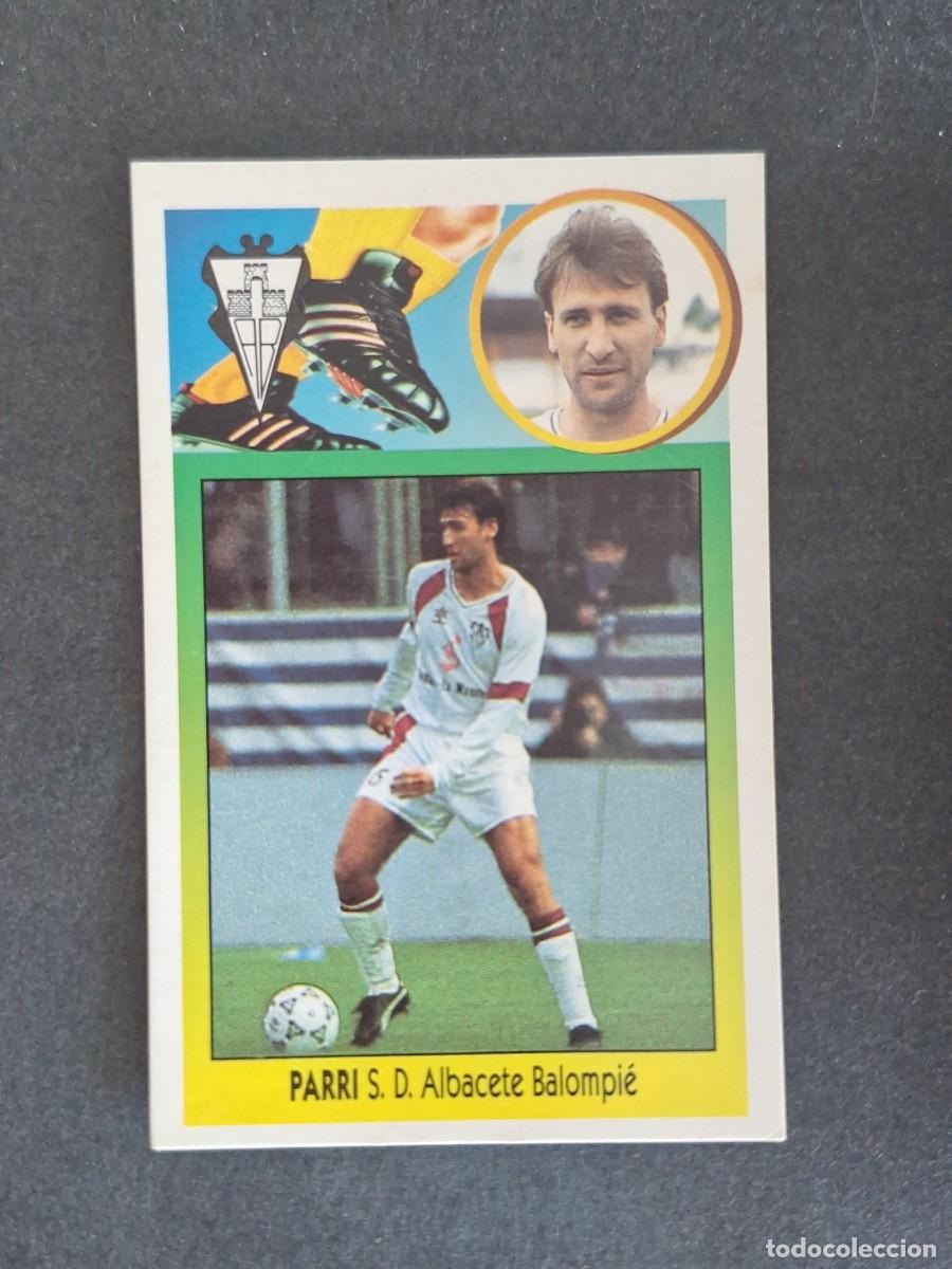 Cromos de f&uacute;tbol: L3 PARRI ALBACETE BALOMPIE LIGA ESTE 1993 1994 93 94 CARTON NUNCA PEGADO SIN PEGAR