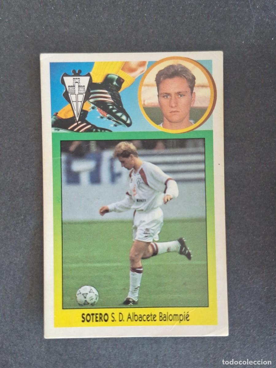 Cromos de f&uacute;tbol: L3 SOTERO ALBACETE BALOMPIE LIGA ESTE 1993 1994 93 94 CARTON NUNCA PEGADO SIN PEGAR