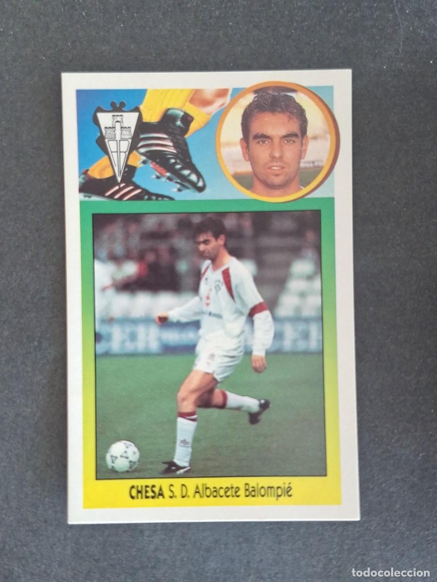 Cromos de f&uacute;tbol: L3 CHESA ALBACETE BALOMPIE LIGA ESTE 1993 1994 93 94 CARTON NUNCA PEGADO SIN PEGAR