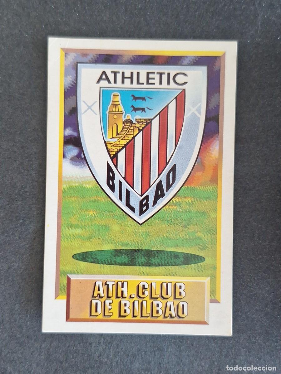 Cromos de f&uacute;tbol: L3 ESCUDO ATHLETIC CLUB DE BILBAO LIGA ESTE 1993 1994 93 94 CARTON NUNCA PEGADO SIN PEGAR